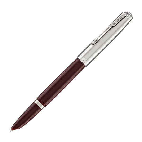 Parker 51 Burgundy with Chrome Trim Fountain Pen 2