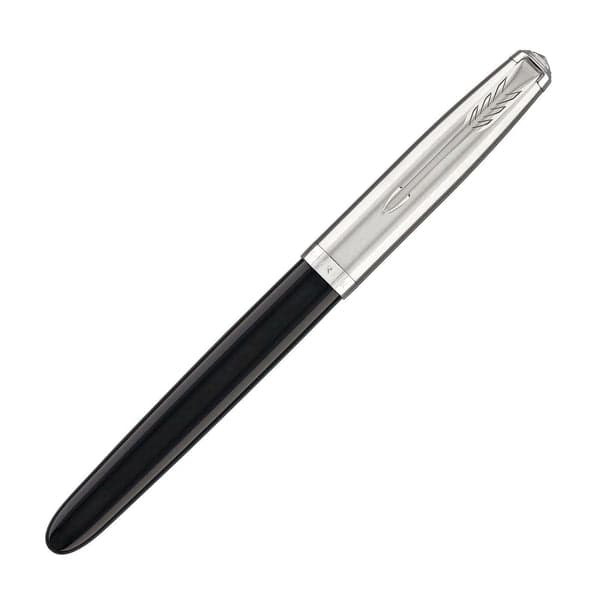 Parker 51 Core Black with Chrome Trim Fountain Pen 3