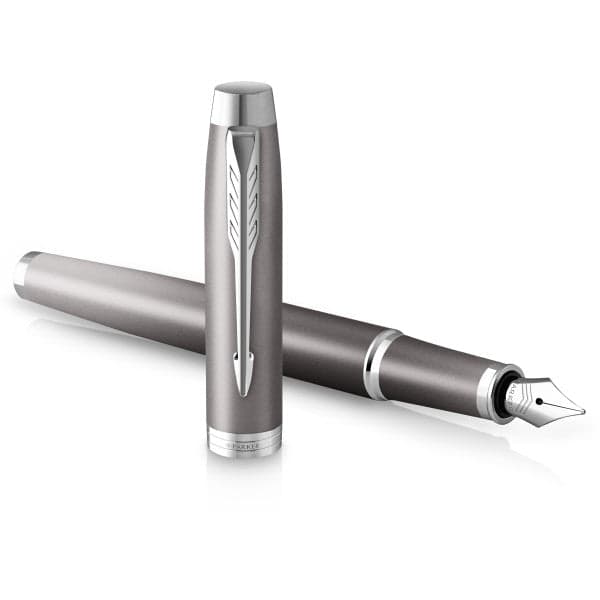 Parker IM Rituals Grey With Chrome Trim Fountain Pen 3