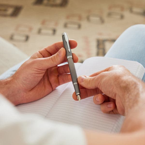 Parker IM Rituals Grey With Chrome Trim Fountain Pen 5