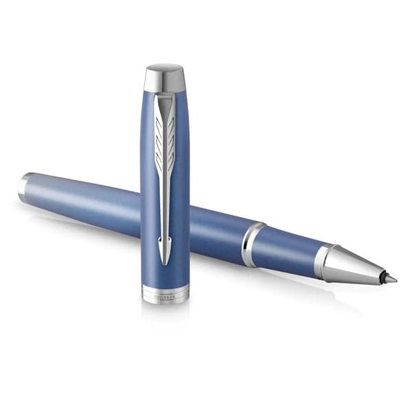 Parker IM Rituals Blue With Chrome Trim Rollerball Pen 2