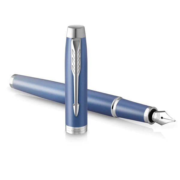 Parker IM Rituals Blue With Chrome Trim Fountain Pen 2