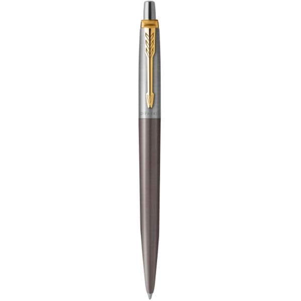 Parker Jotter XL Grey Gold Trim Ballpoint Pen 5