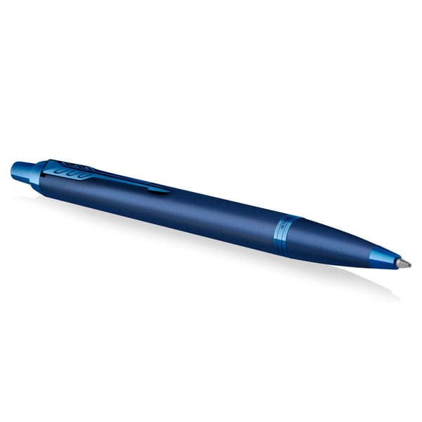 Parker IM Blue Monochrome Ballpoint & Rollerball Pen Set 4