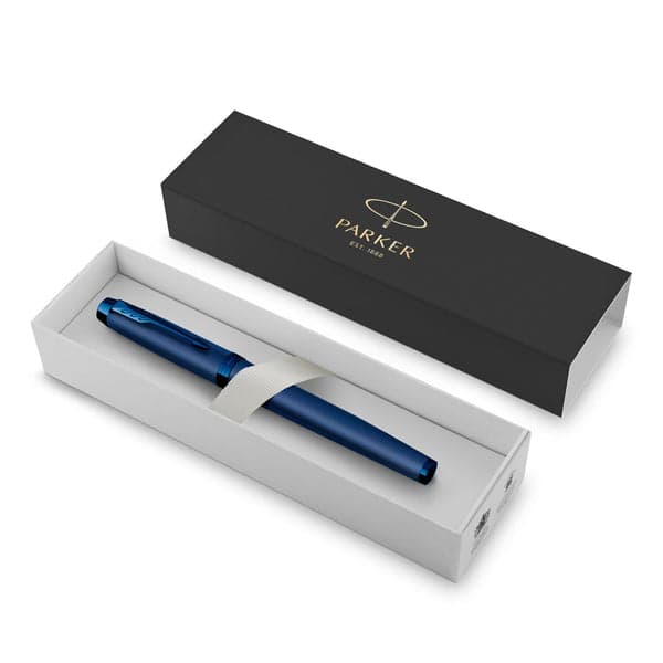 Parker IM Blue Monochrome Ballpoint & Rollerball Pen Set 5