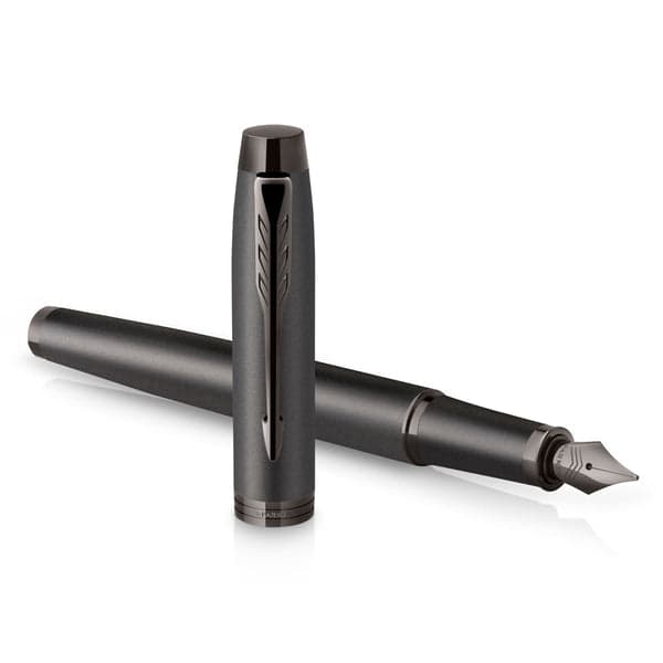 Parker IM Gun Metal Monochrome Fountain Pen 3