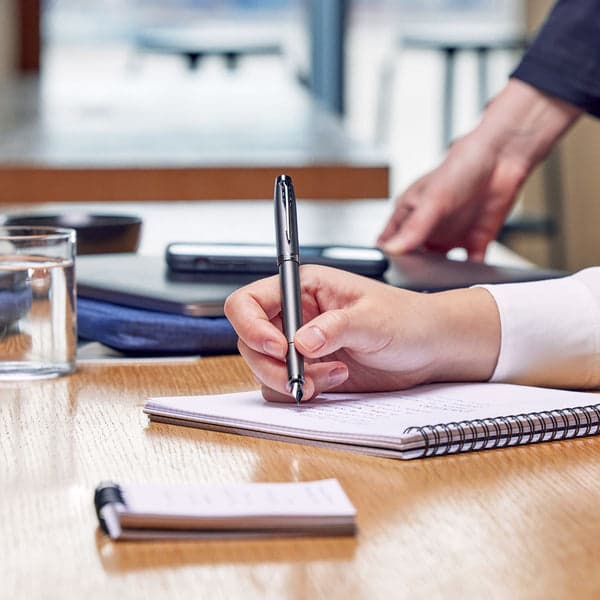 Parker IM Gun Metal Monochrome Fountain Pen 5