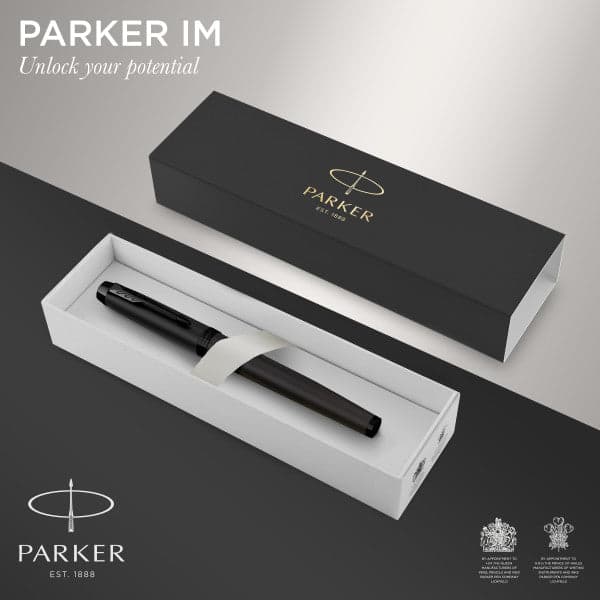 Parker IM Achromatic Matte Black Fountain Pen 2