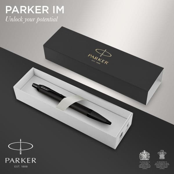 Parker IM Achromatic Matte Black Ballpoint Pen 2