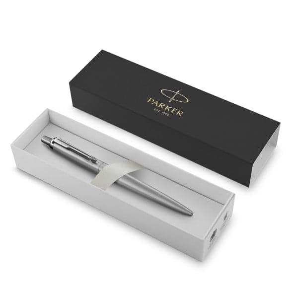 Parker Jotter XL Monochrome Stainless Steel Ballpoint Pen 2