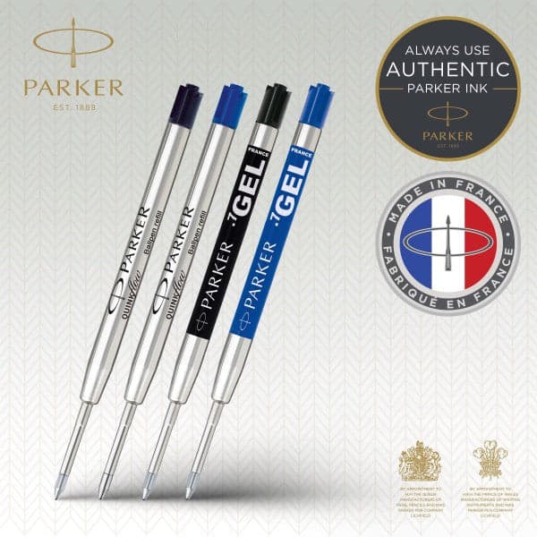Parker Quink Ink Ballpoint & Gel Pen Refills - Pack of 6 4