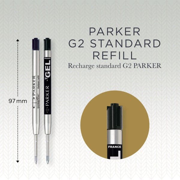 Parker Quink Ink Ballpoint & Gel Pen Refills - Pack of 6 5