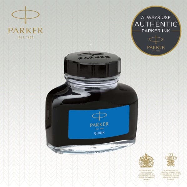 Parker Bottled Quink Ink Washable - Blue 3