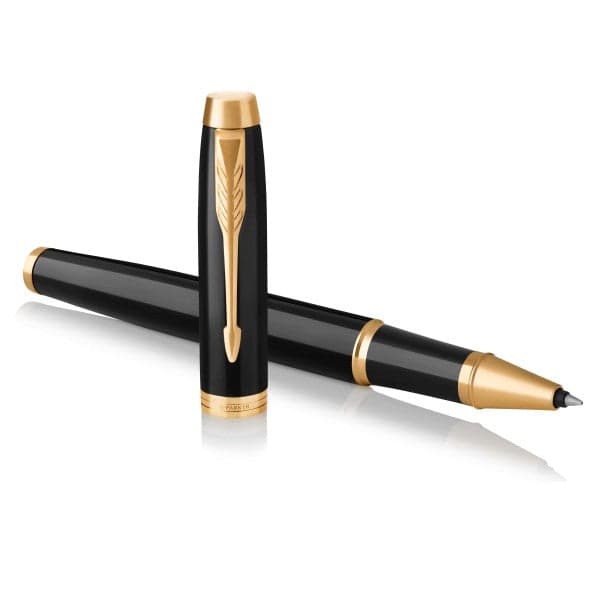Parker IM Black Gold Finish Trim Rollerball Pen 5