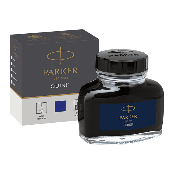 Parker Bottled Quink Ink Permanent - Blue 2