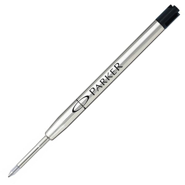 Single Parker Medium Quinkflow Ballpoint Pen Refill - Black