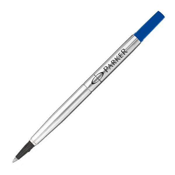 Single Parker Fine Quink Rollerball Pen Refill - Blue