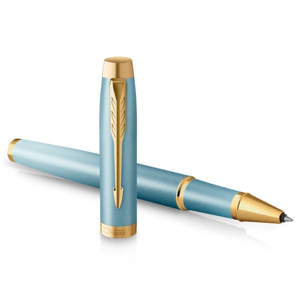 Parker IM Rituals Turquoise Green With Gold Trim Rollerball Pen 3