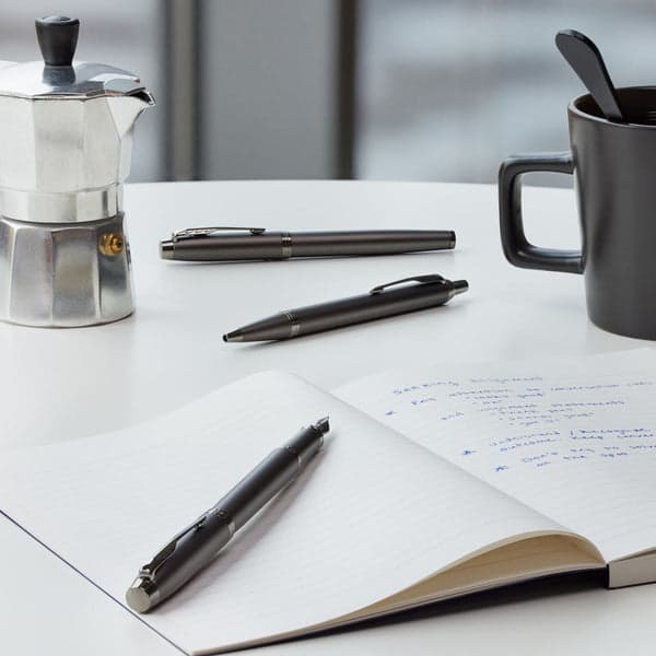 Parker IM Gun Metal Monochrome Rollerball Pen 5