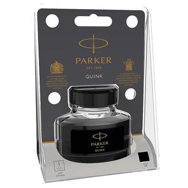 Parker Bottled Quink Ink Permanent - Black 3